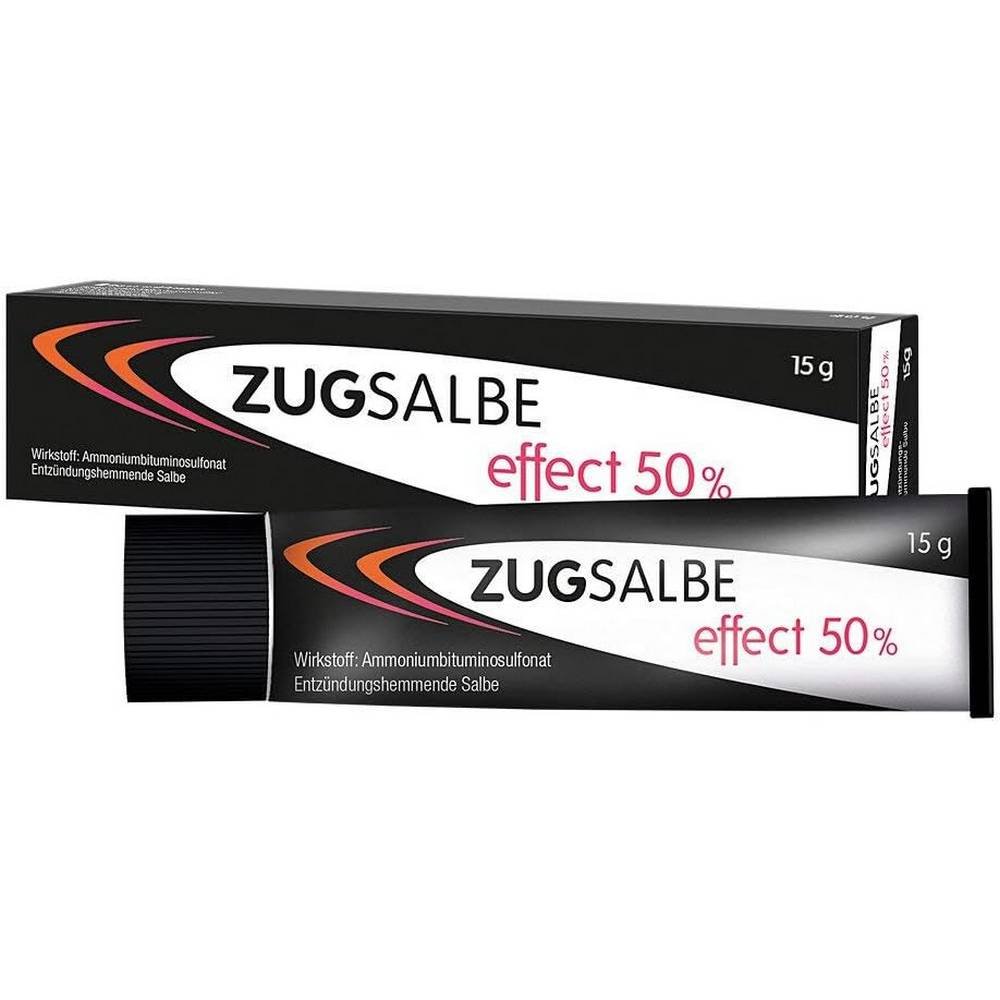 zugsalbe effect salbe pull ointment effect 50 x 15 g Dermatitis - ZUGSALBE effect Salbe, Piel con problemas - ZUGSALBE effect Salbe