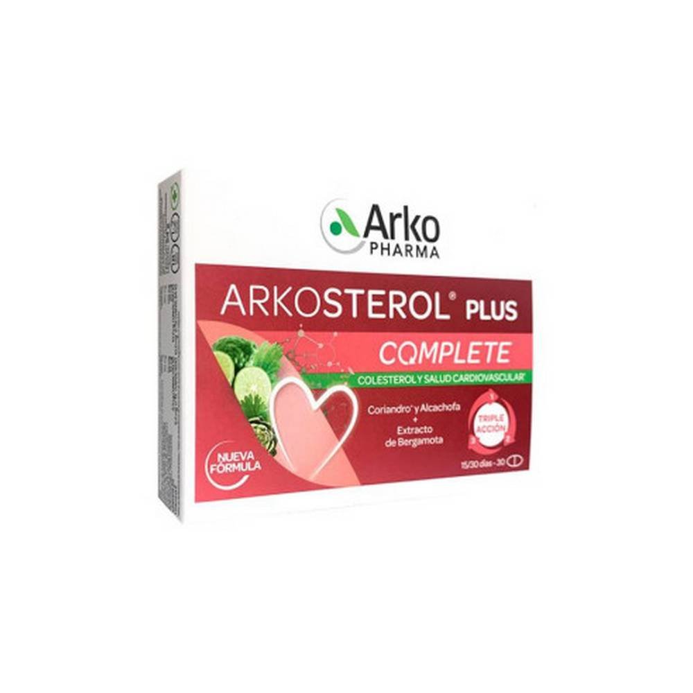 arkosterol plus complete 30 tablets High Cholesterol Levels - Arkosterol Plus Complete,Cardiovascular Health - Arkosterol Plus Complete,Imbalanced Lipid Profiles - Arkosterol Plus Complete,Long-term Cholesterol Management - Arkosterol Plus Complete