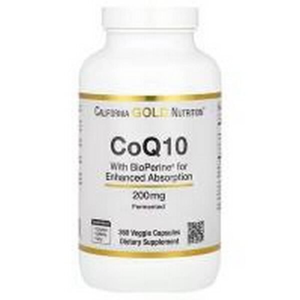 Cardiovascular Support-California Gold Nutrition CoQ10 with Bioperine® 200 mg,