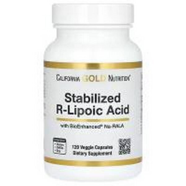 Antioxidant Protection - California Gold Nutrition Stabilized R-Lipoic Acid,