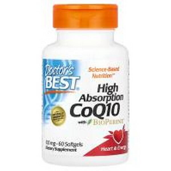 Soutien cardiovasculaire-Doctor's Best High Absorption CoQ10 100 mg,
