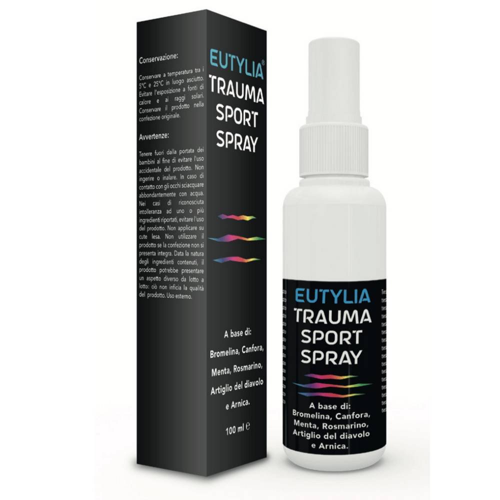 eutylia-trauma-sport-per-infortuni-100-ml.jpg EUTYLIA Trauma Sport 100 ml has a calming effect, indicated for injuries sustained during sports or trauma.