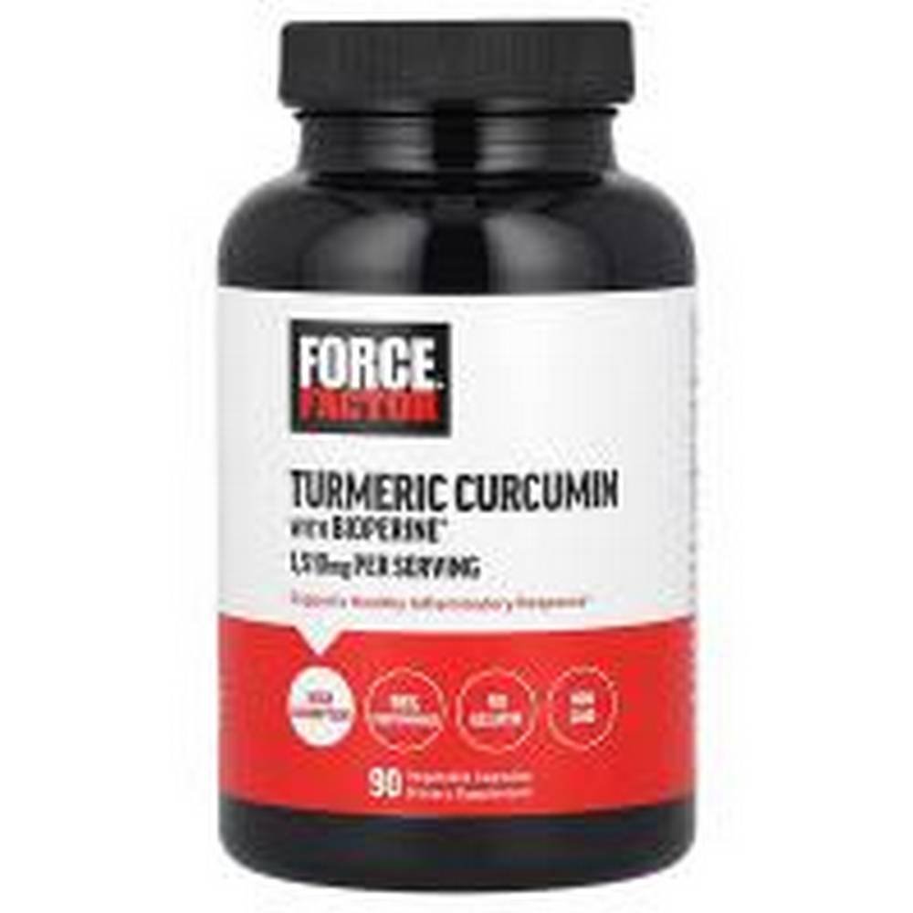 force factor turmeric curcumin with bioperine® 90 force factor curcuma curcumina con bioperine® 90 Anti-inflammatory action -Force Factor Turmeric Curcumin with BioPerine®,