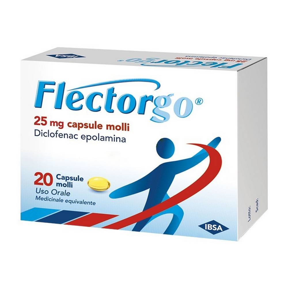 ibsa farmaceutici flectorgo 25 mg 20 Flectorgo 25 mg 20