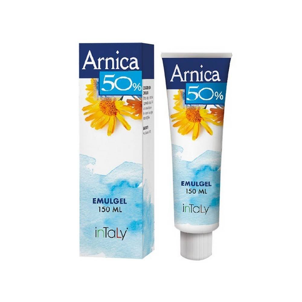 intalygroup-arnica-50-150-ml.jpg INTALYGROUP Arnica 50% 150 Ml is an ideal product before and after physical activity to strengthen and tone the skin of the limbs and joints subject to muscle work, helps reduce swelling and prevents the formation of hematomas.