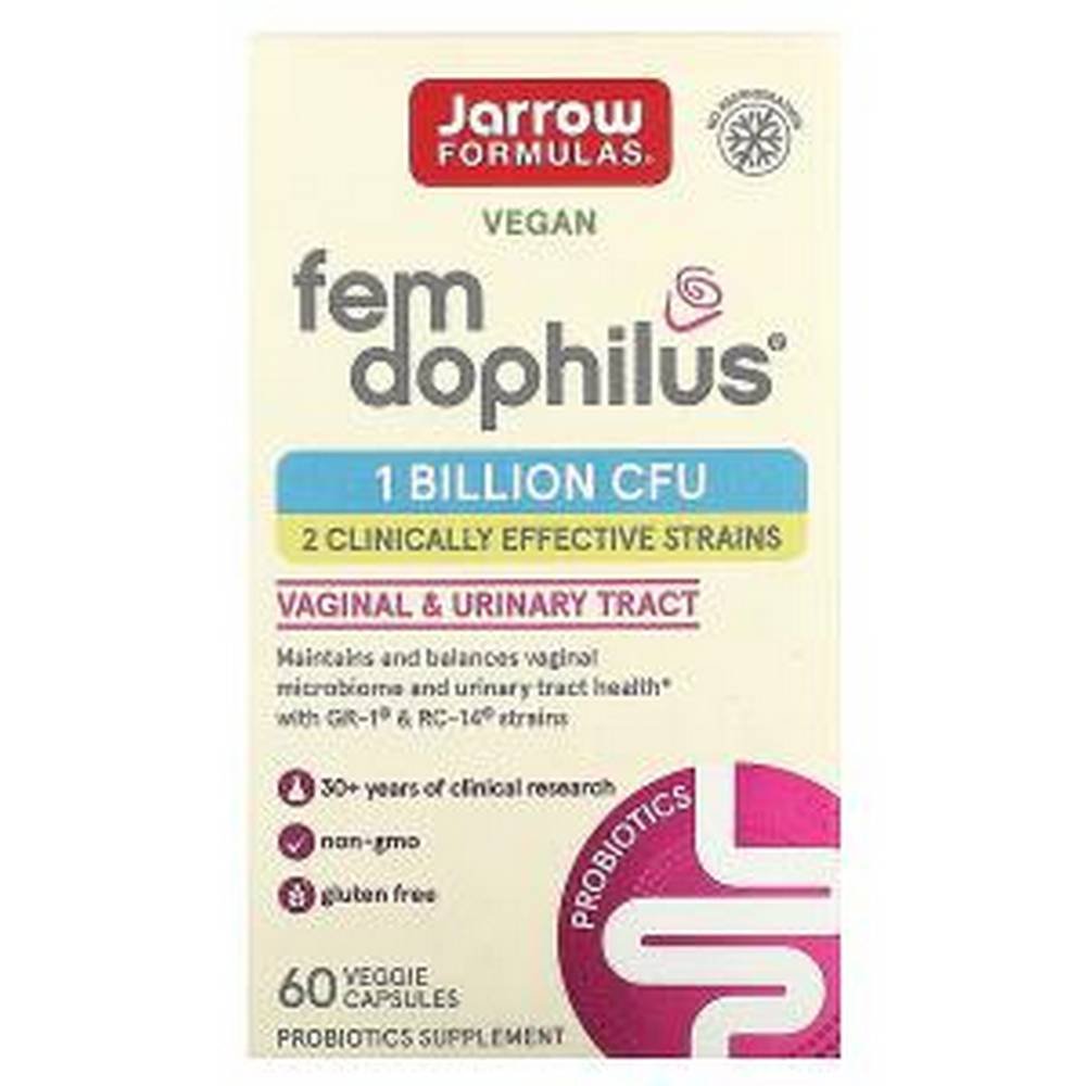 jarrow formulas vegan fem dophilus 1 billion cfu 60 Fem Dophilus 1Billion CFU