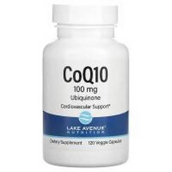 Soutien cardiovasculaire-Lake Avenue Nutrition CoQ10 USP Grade Ubiquinone 100 mg,