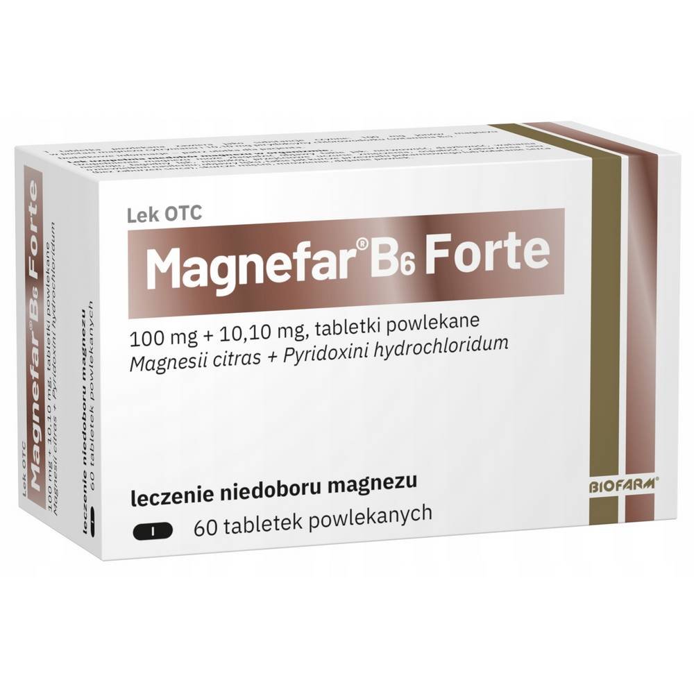 magnefar b6 forte60 Magnesium Deficiency -Magnefar B6 Forte,