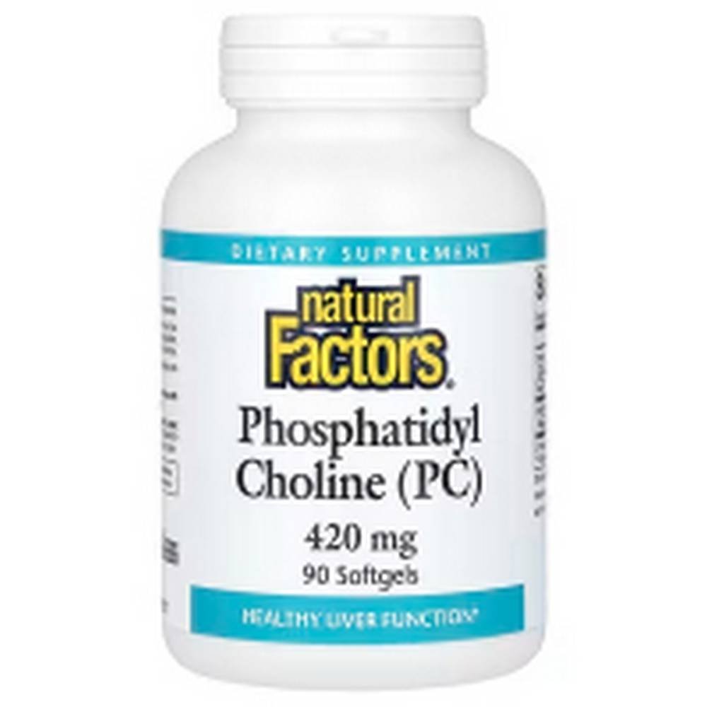 natural factors phosphatidyl choline pc 420 mg 90 natural factors fosfatidilcolina pc 420 mg 90 Salud cerebral-Natural Factors, Phosphatidyl Choline (PC), 420 mg,