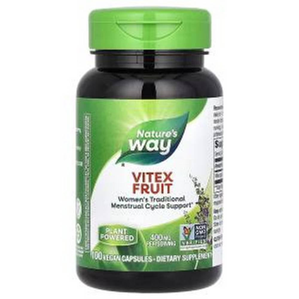 natures way vitex fruit 400 mg 100 Vitex Fruit 400 mg