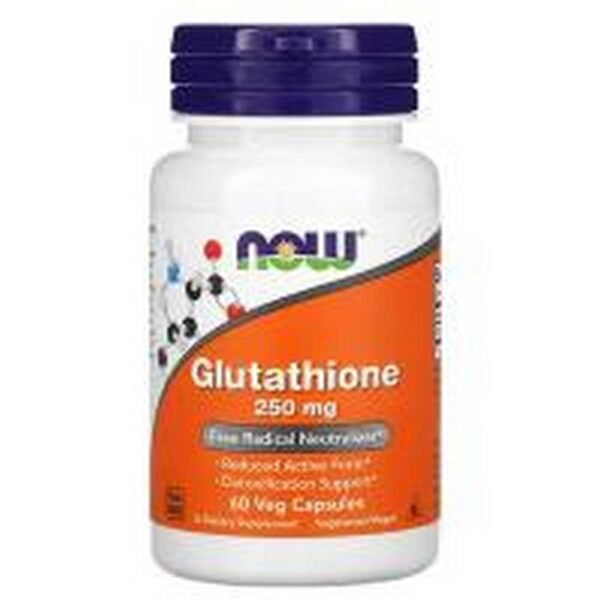 Détoxification du corps- NOW Foods Glutathione 250mg,