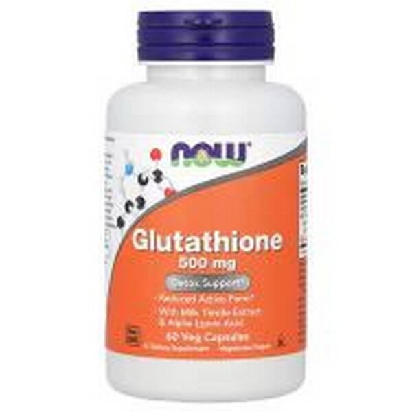 Détoxification du corps- NOW Foods Glutathione 500 mg,