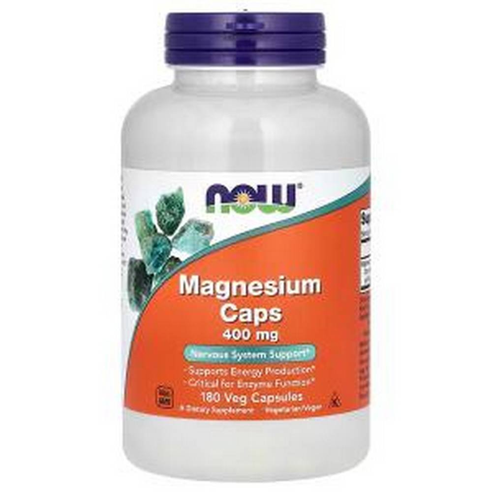 now foods magnesium caps 400 mg 180 Magnesium Deficiency: NOW Foods, Magnesium Caps, 400 mg, 180