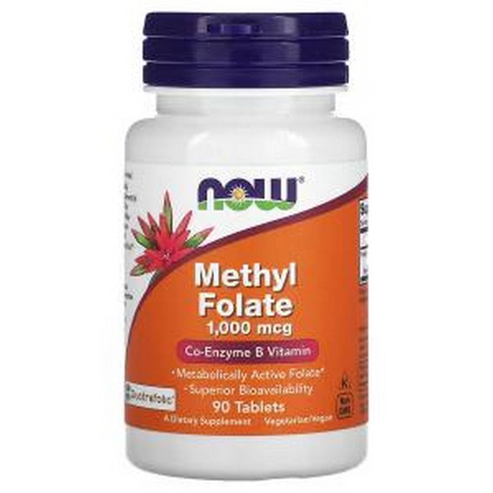 now foods methyl folate 1000 mcg 90 Methyl Folate 1000 mcg