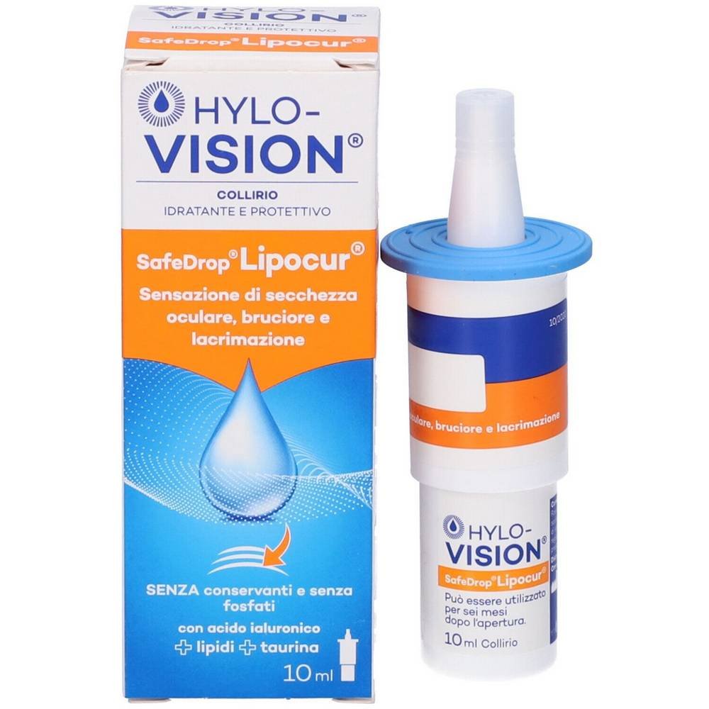 omnivision hylo vision safe drop lipocur 10 ml Les gouttes OMNIVISION Hylo vision Safedrop Lipocur 10 ml sont efficaces contre la sécheresse oculaire, les brûlures et les larmoiements.