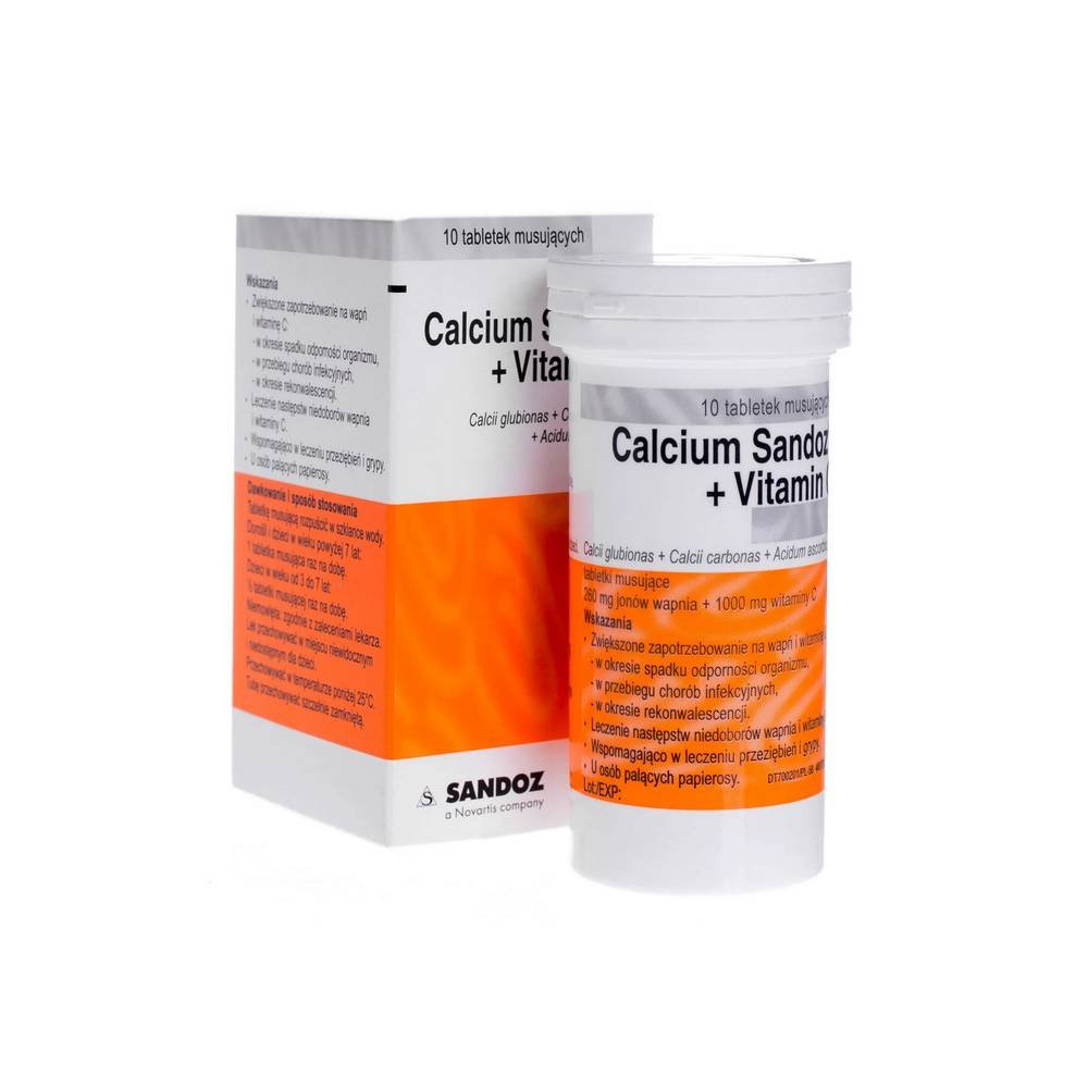 sandoz calcium sandozvitamin c 10 Sandoz + Vitamin C 10