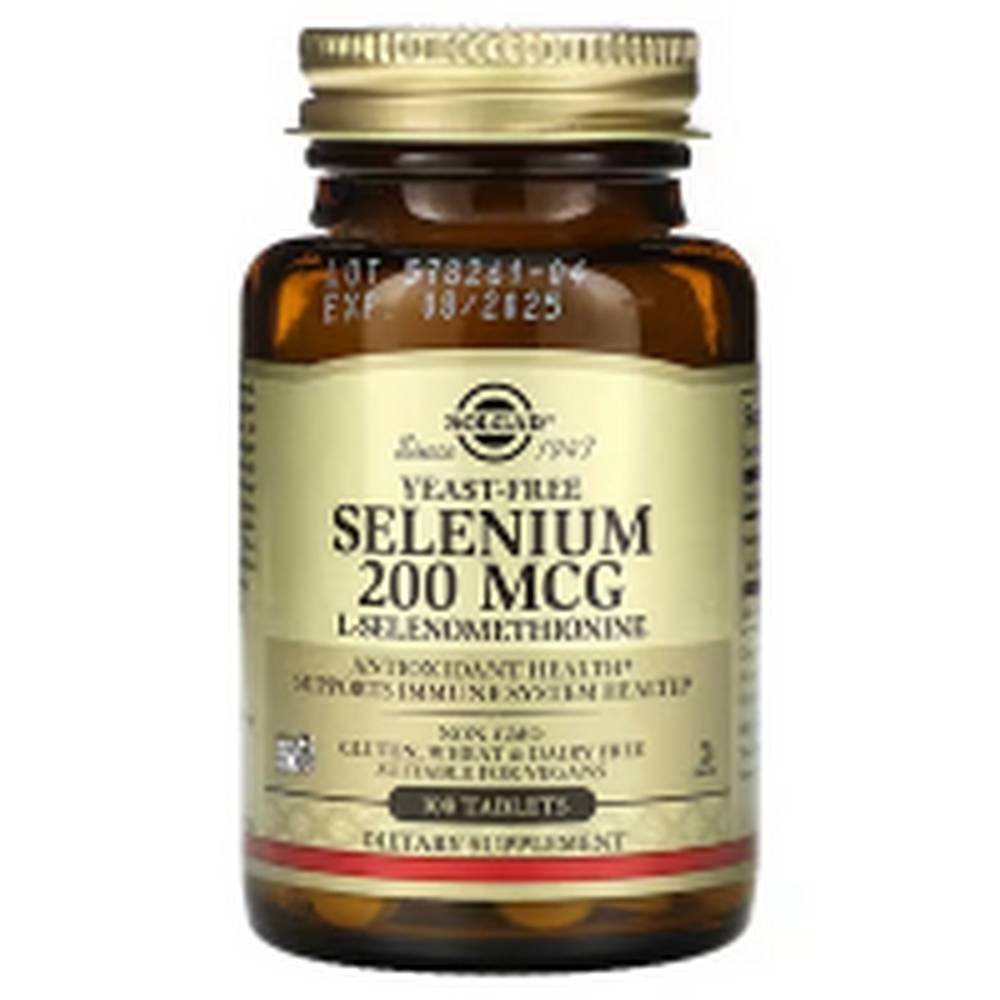 solgar selenium yeast free 200 mcg 100 solgar selenio sin levadura 200 mcg 100 Soutien du système immunitaire-Solgar, Selenium, Yeast-Free,