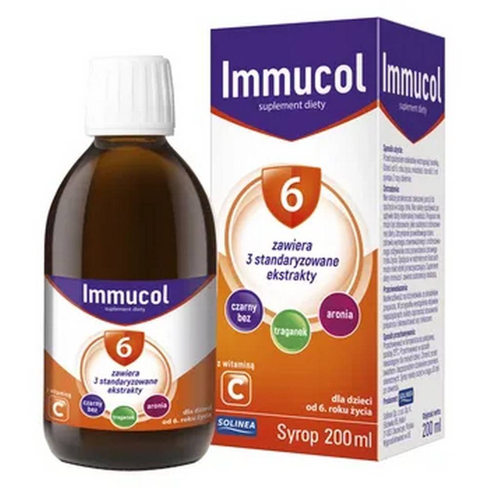 solinea immucol 6 200 El jarabe SOLINEA IMMUCOL 6+ refuerza el sistema inmunológico del cuerpo.