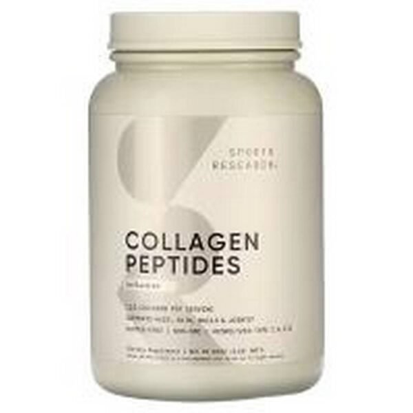 Skin Health-Sports Research Collagen Peptides Unflavored,