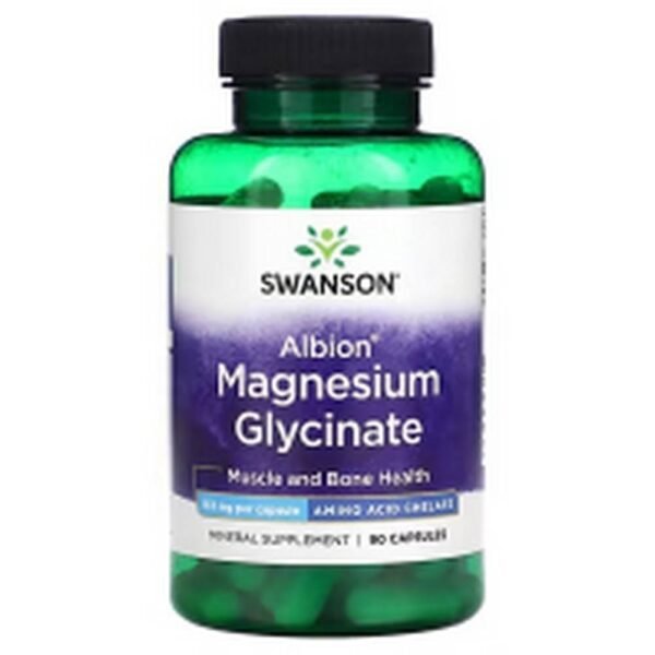 Magnesium Deficiency -Swanson, Albion, Magnesium Glycinate,