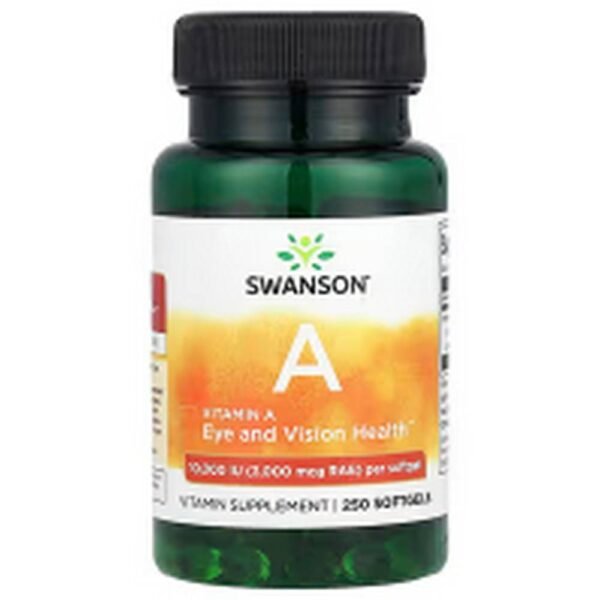 Immune Support -Swanson, Vitamin A, 10,000 IU (3,000 mcg RAE),