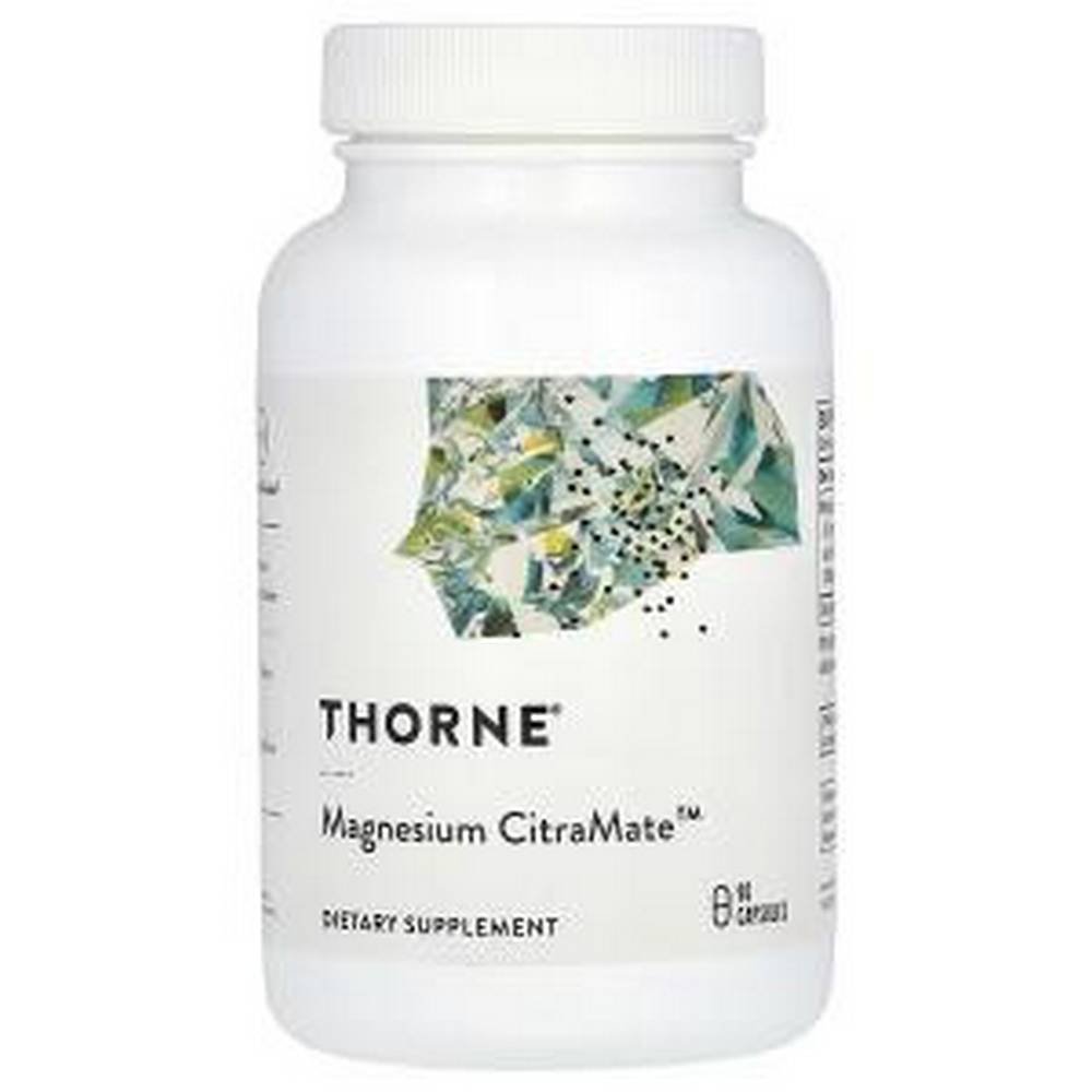 thorne magnesium citramate 135 mg 90 Magnesium Deficiency: Thorne, Magnesium CitraMate, 135 mg, 90