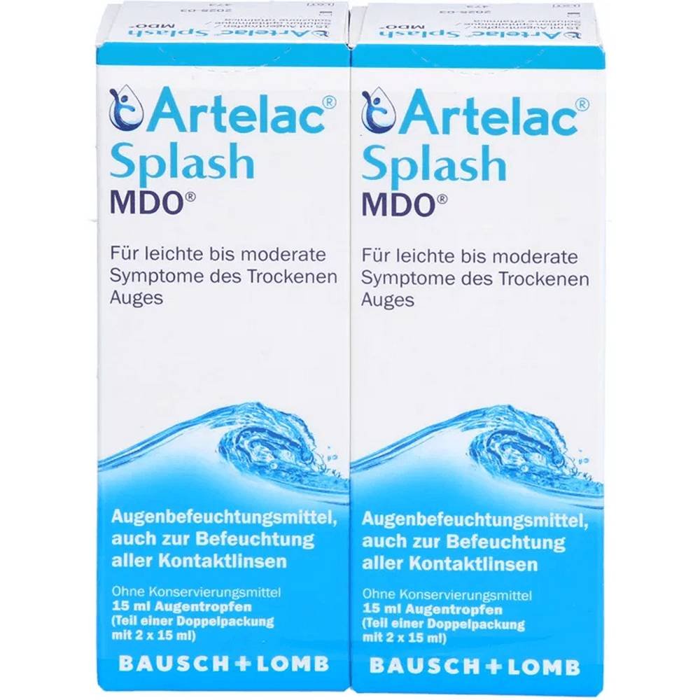 bauschandlomb artelac splash mdo 30ml 2x 15ml Artelac Splash 30 ml