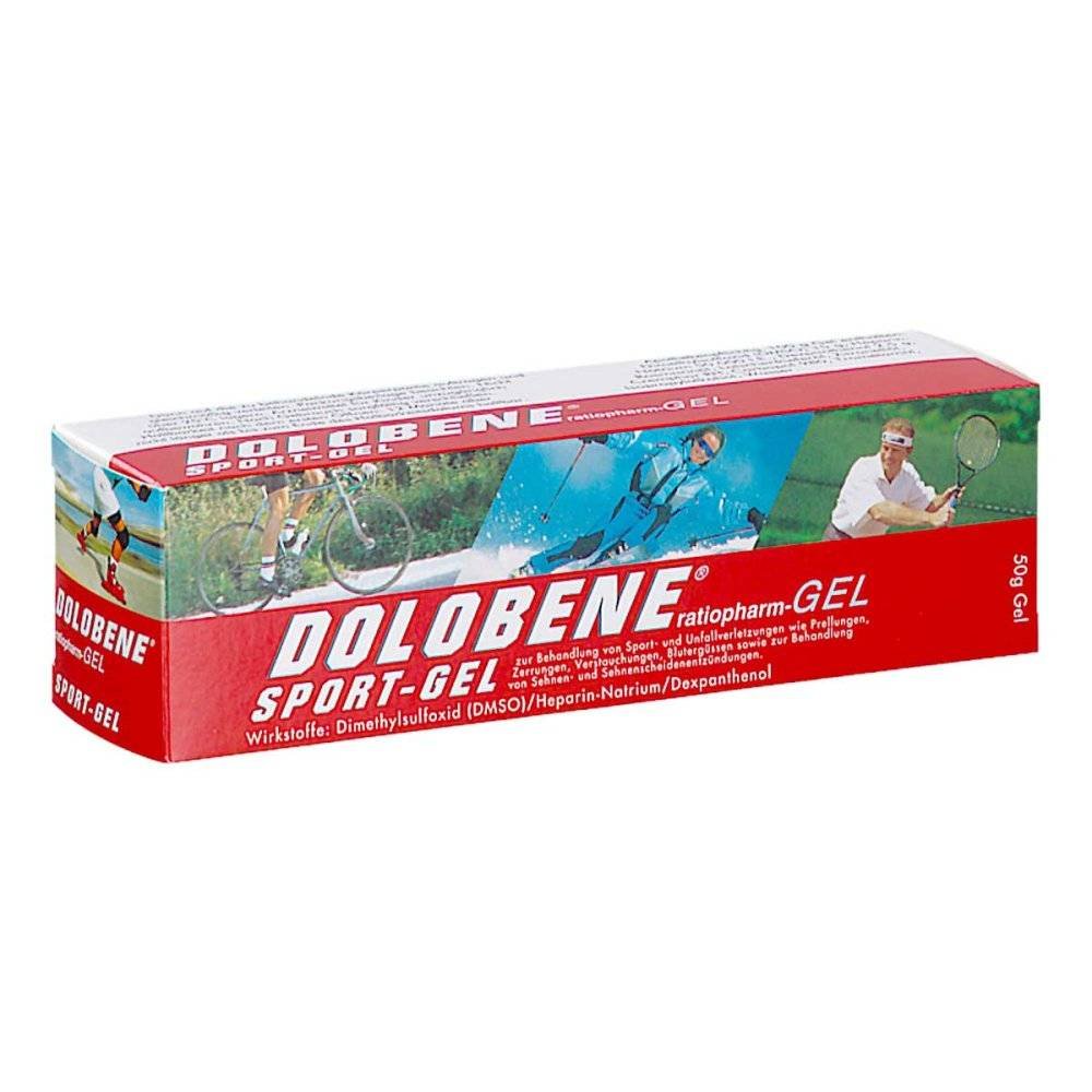 dolobene 50g Ratiopharm Dolobene 50g a des effets anti-inflammatoires, anticoagulants, analgésiques et anti-œdémateux au site d'application, adapté au traitement de soutien de : gonflements, ecchymoses et inflammations après des blessures contondantes des muscles, des tendons, des gaines tendineuses, des ligaments et des articulations.