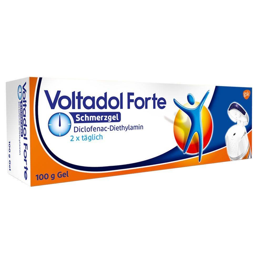 voltadol forte 100g GSK-Gebro Voltadol Forte 100g gel analgésico de gran eficacia para el tratamiento local del dolor causado por tensión muscular (incluido lumbago), dolor e hinchazón después de traumatismos cerrados y lesiones deportivas (como esguinces, dislocaciones, hematomas).