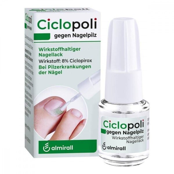 Nail fungus (onychomycosis) - Almirall Hermal Ciclopoli 6.6 ml