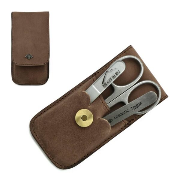 Low-quality or unreliable nail care tools - Giesen & Forsthoff’s Timor 3-piece Manicure Set in Natural Oiled Leather Case with Vintage look