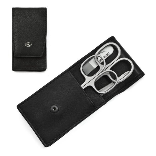 Poor-quality grooming tools - Hans Kniebes 4-piece Men’s Manicure Set in Amalfi Leather Case