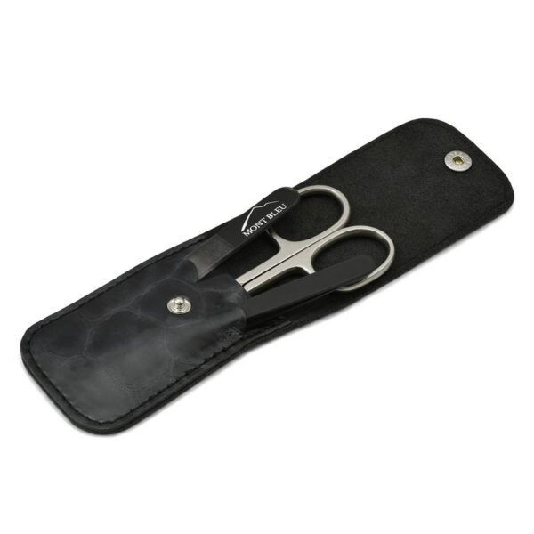 Low-quality or ineffective nail tools - Mont Bleu 3-piece Manicure Set in Leatherette Case Black ‘Anna’