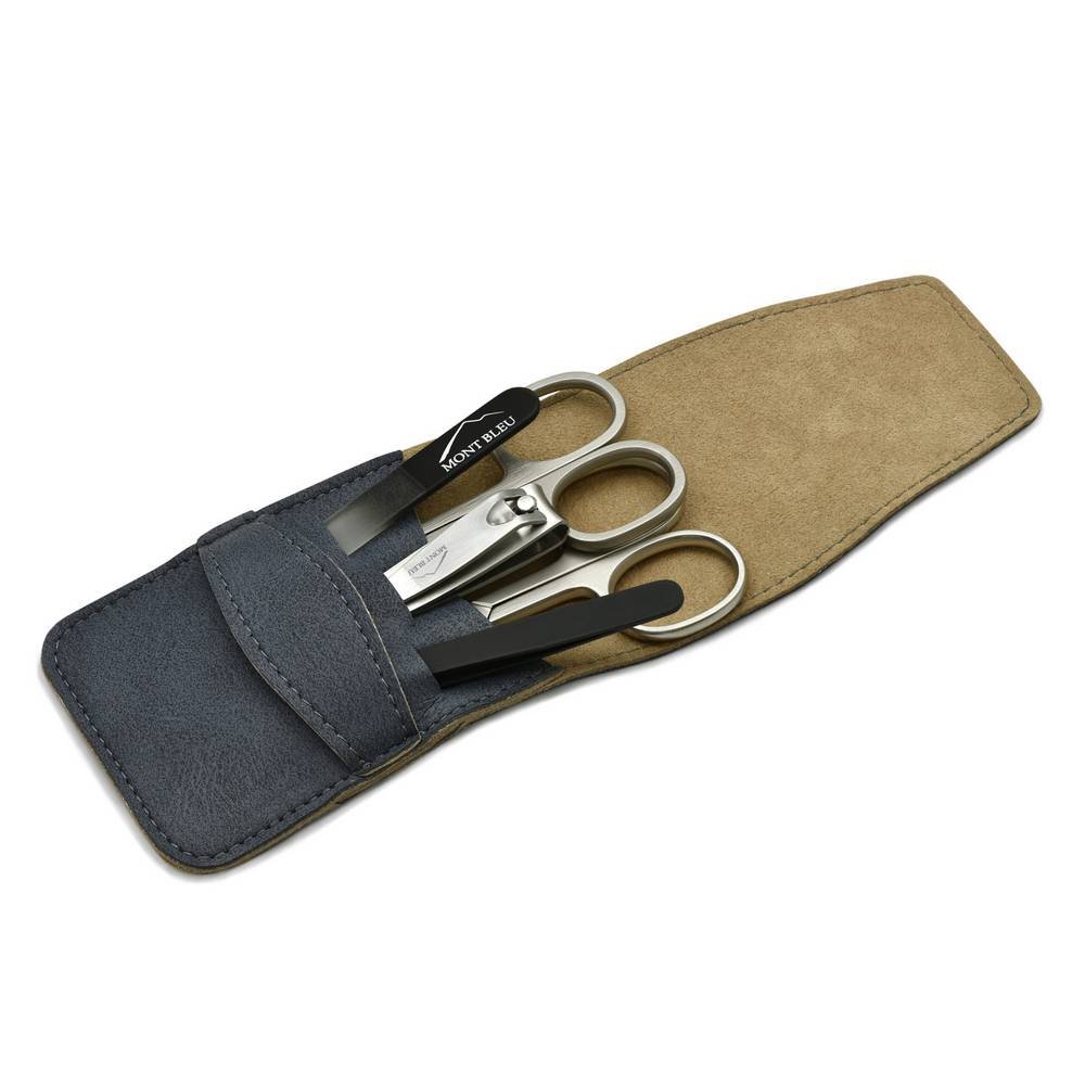 mont bleu 5 piece manicure set in faux leather case Unreliable or poor-quality nail tools - Mont Bleu 5-piece Manicure Set in Faux Leather Case
