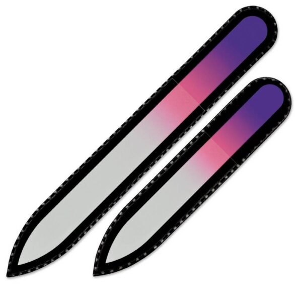 Jagged or uneven nail edges - Mont Bleu Set of 2 Rainbow Crystal Nail Files R-MS1