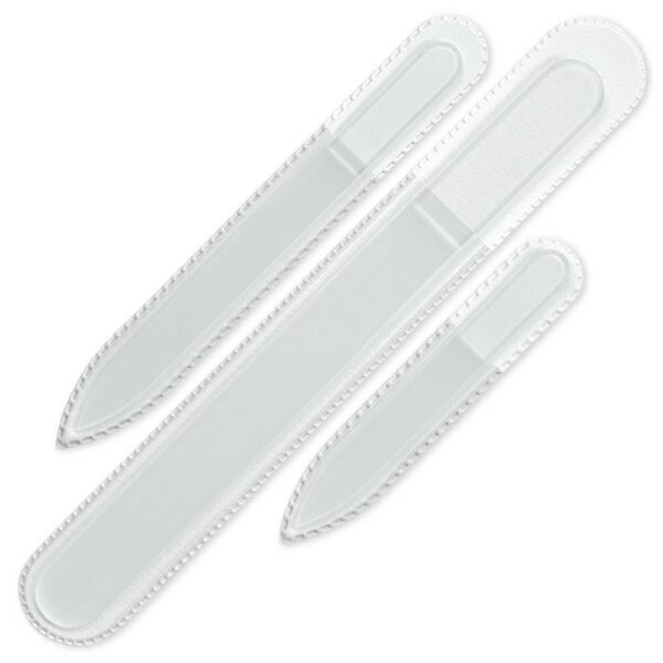 Uneven and rough nail edges - Mont Bleu Set of 3 Glass Nail FIles T-BMS