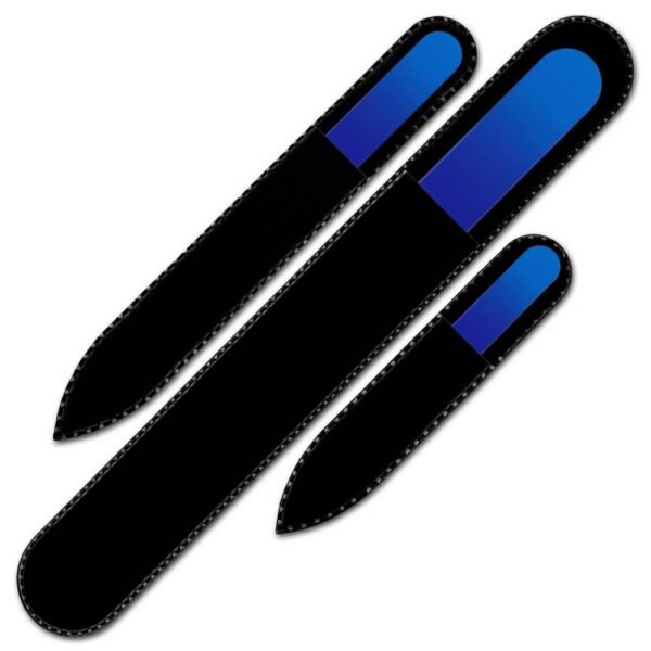 Uneven and rough nail edges - Mont Bleu Set of 3 Rainbow Crystal Nail Files R-BMS4