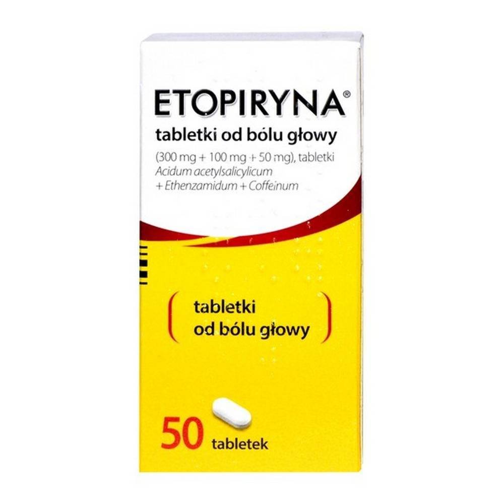 etopiryna 50 Dolores de cabeza - POLFARMA Etopirina 50
