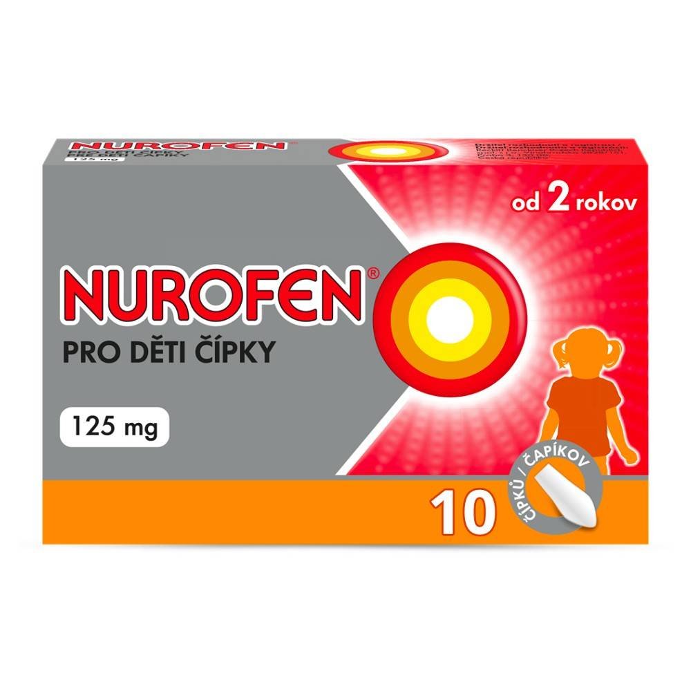 nurofen childrens 10x 125mg Reckitt Benckiser NUROFEN CHILDREN'S