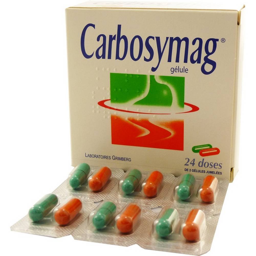 grimberg carbosymag 48x2 capsules grimberg Acidité stomacale – Grimberg Carbosymag 48x2 Capsules